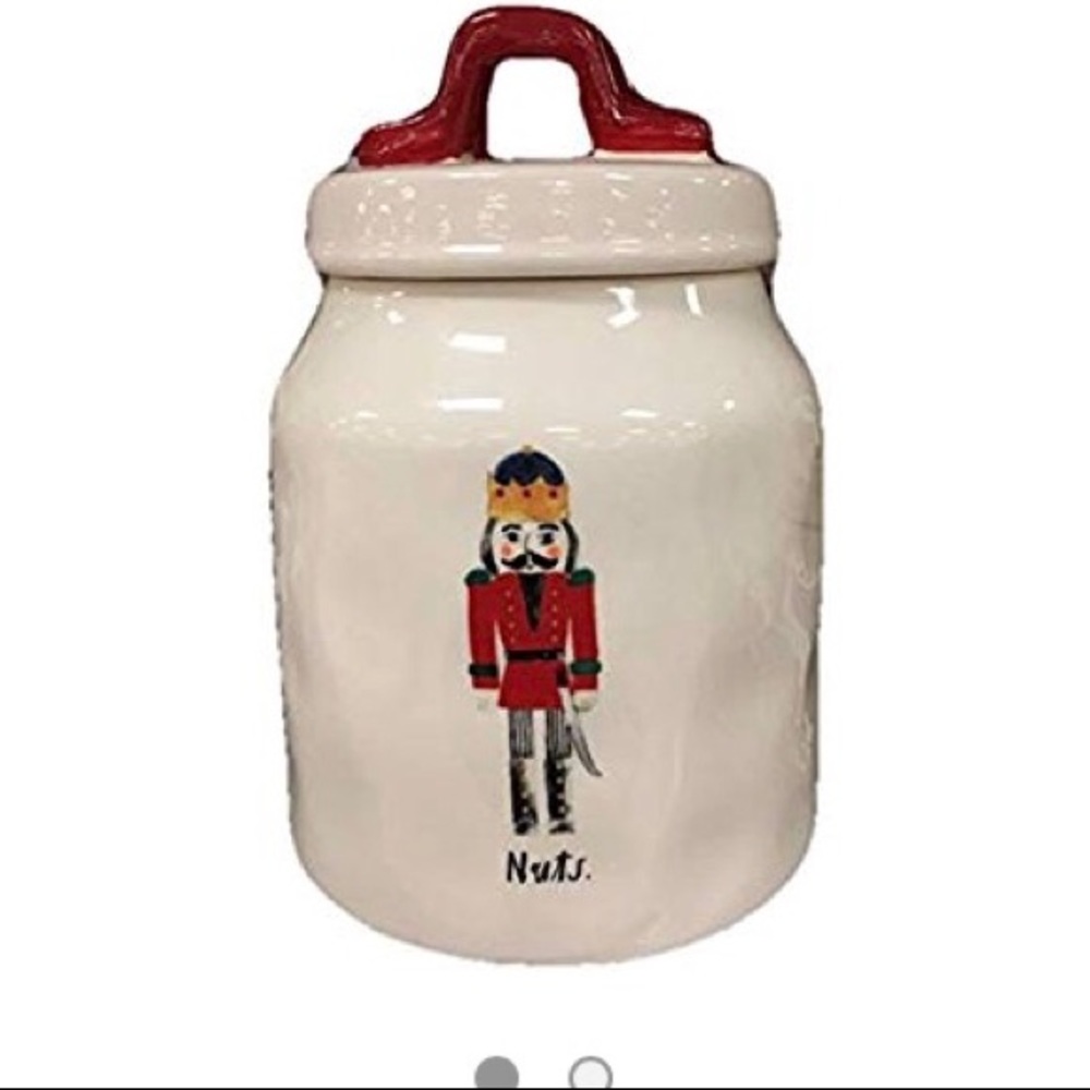 Rae Dunn nutcracker canister